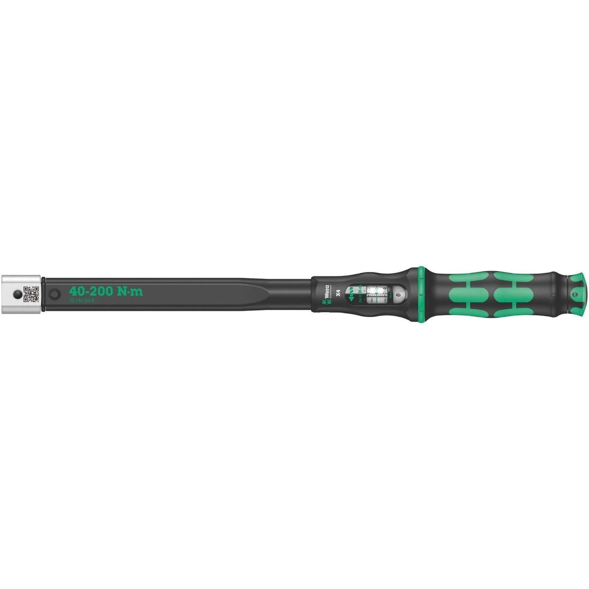 Wera Click-Torquex4 Torque Wrench For Insert Tools, 40-200 Nm, 14X18x40-200 Nm