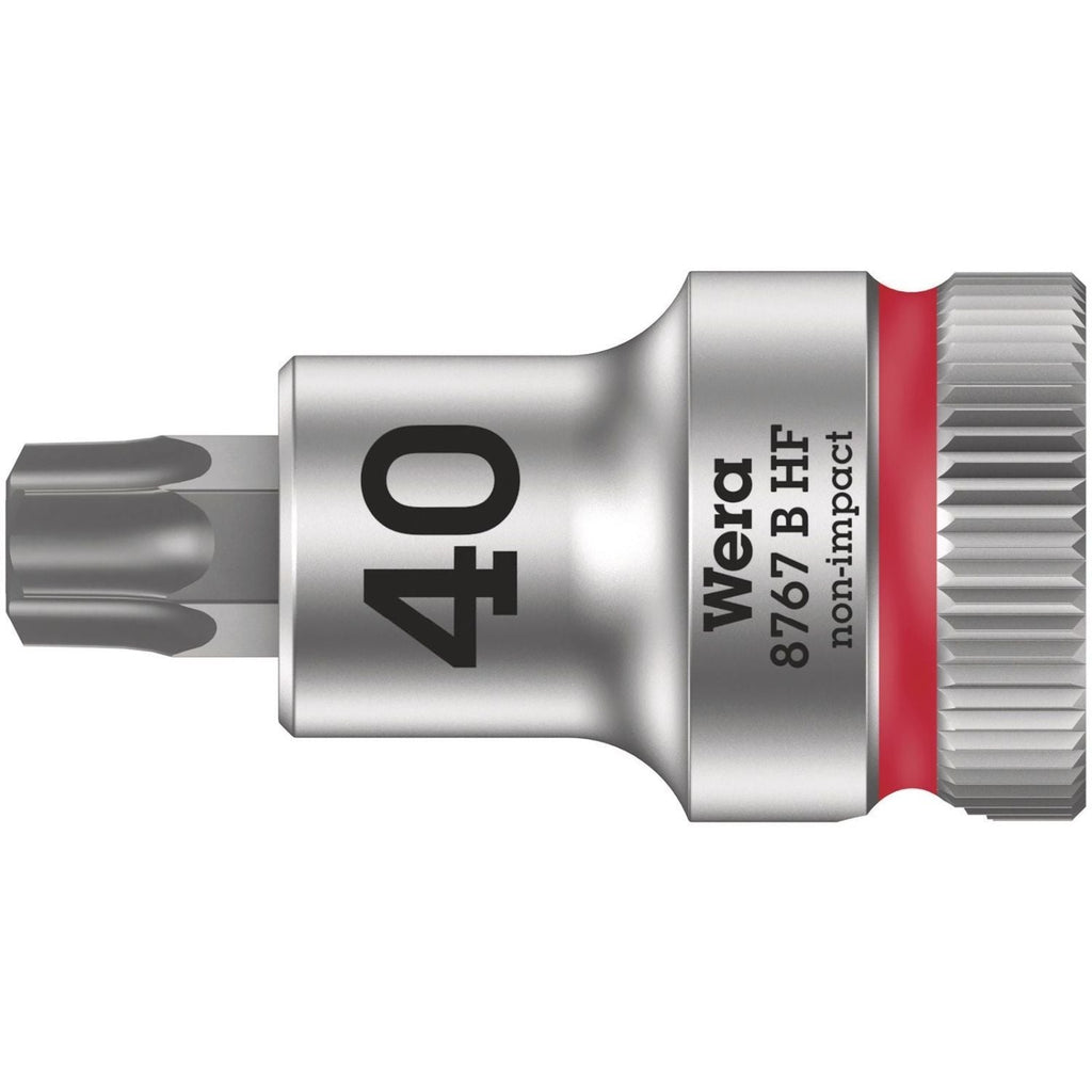 Wera 8767 B Hf Torx Zyklop Bit Socket With Holding Function, 3/8-in. Drive, Torx 40x35-mm.