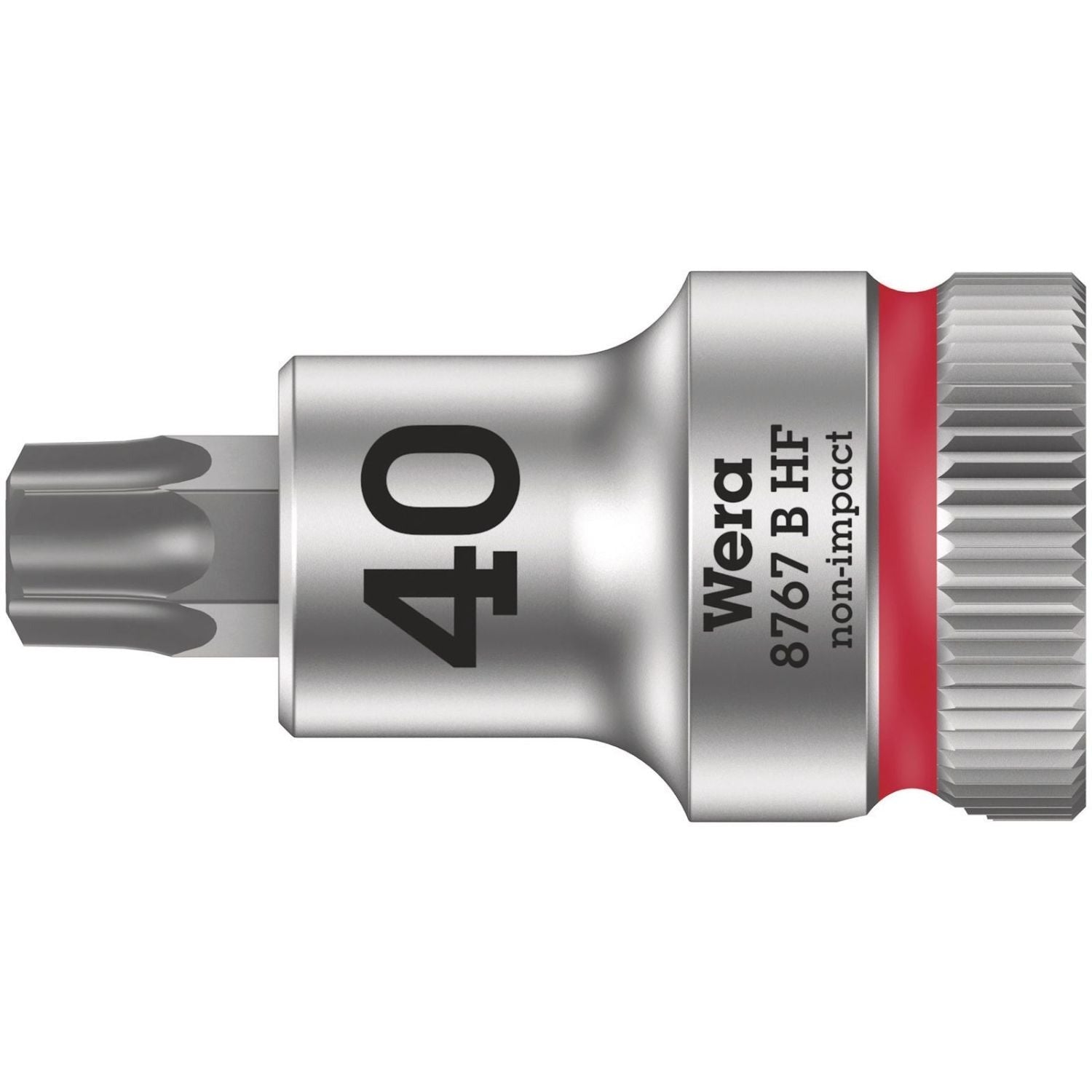 Wera 8767 B Hf Torx Zyklop Bit Socket With Holding Function, 3/8-in. Drive, Torx 40x35-mm.
