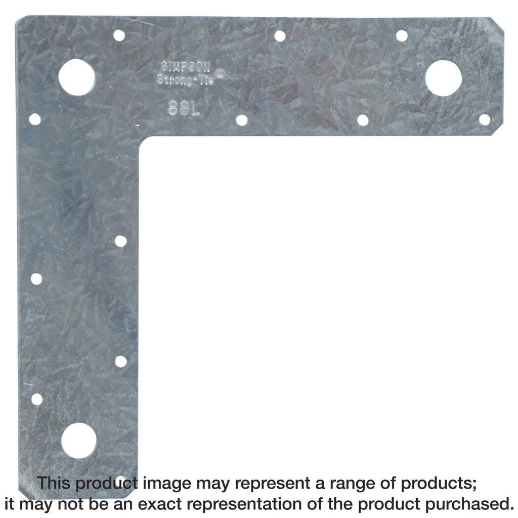 Simpson Strong-Tie 88L 8-in. x 8-in. 14-Gauge Galvanized L Strap