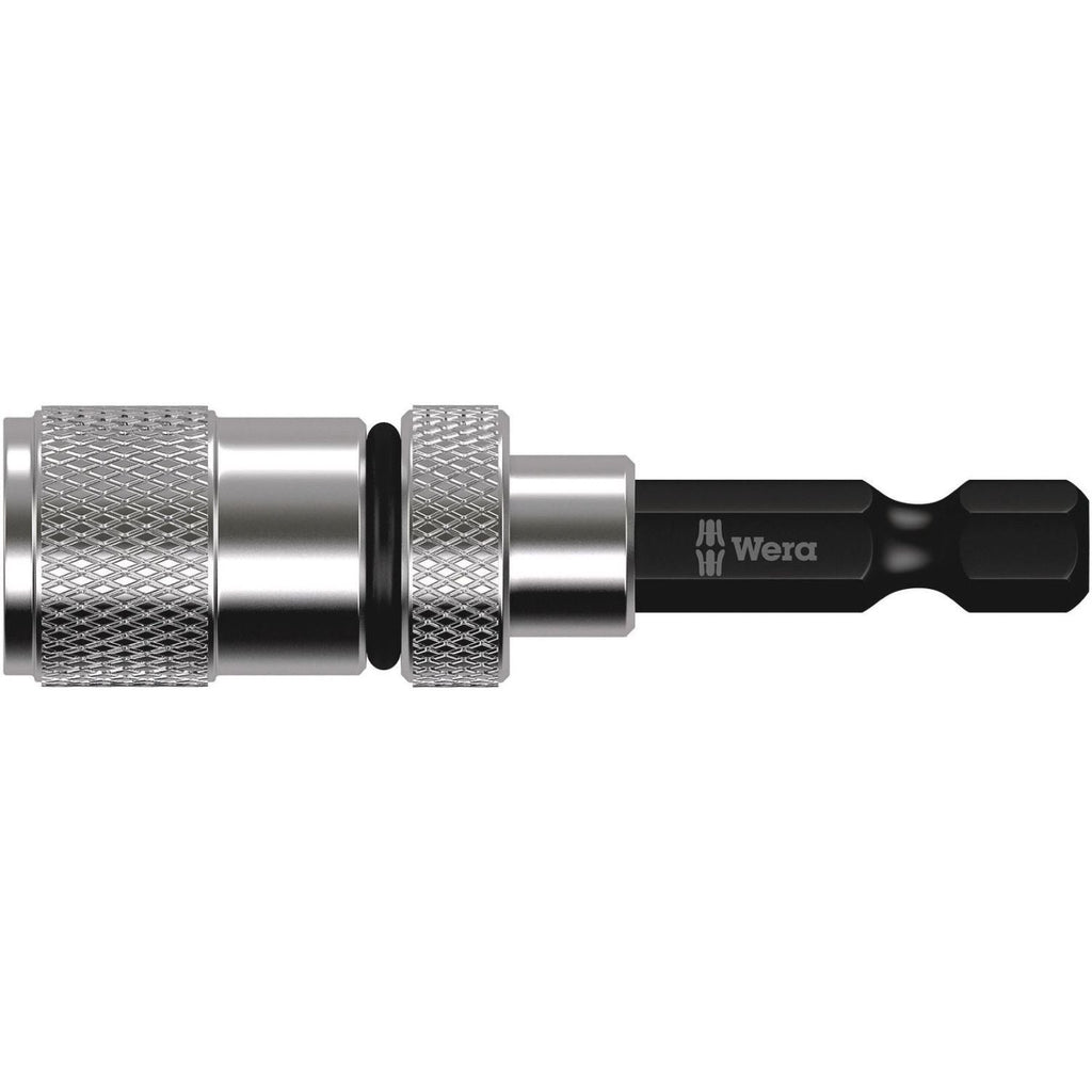 Wera 896/4/1 SB Bit Holder With Adjustable Depth-Control Stop, 1/4-in.x50-mm.