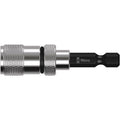 Wera 896/4/1 SB Bit Holder With Adjustable Depth-Control Stop, 1/4-in.x50-mm.