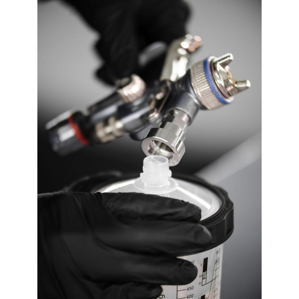 Mirka Stainless Steel PCS Spray Gun Adapter for Paint Cup System (9190171101)