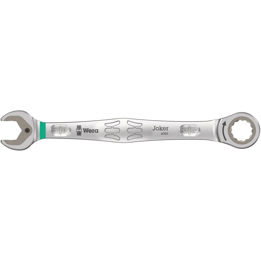 Wera 6000 Joker Ratcheting Combination Wrenches, Imperial, 3/8-in.x159-mm.
