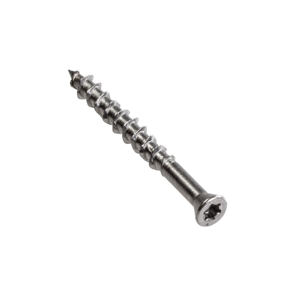 Simpson Strong-Tie T07162WP1 Deck-Drive DWP WOOD SS Screw, #7 x 1-5/8-in. T-15, Trim Head, Type 316, 1-lb.
