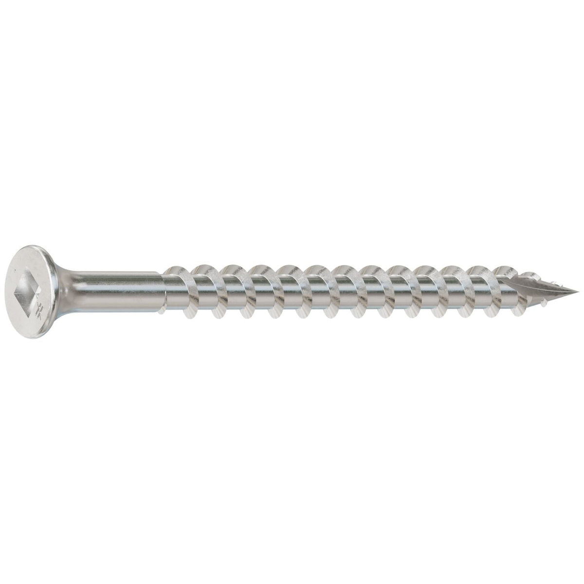 Simpson Strong-Tie SS3DSC212BS316 Bugle-Head Wood Screw (Collated), #10 x 2-1/2-in. #3 Square Drive, Type 316, 1500-Pack