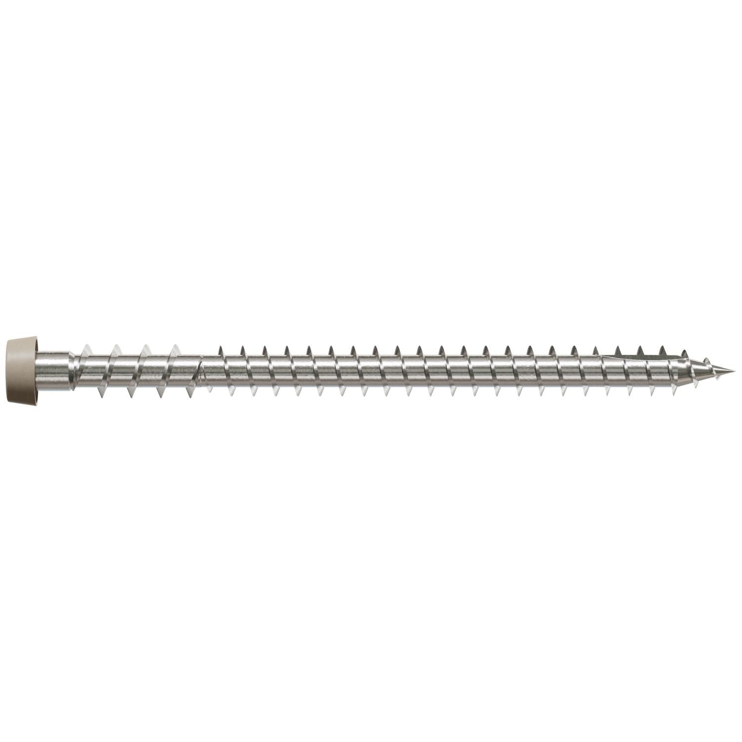 Simpson Strong-Tie DCU234P305GR05 Deck-Drive DCU COMPOSITE Screw, #10 x 2-3/4-in. T20, Type 305, Gray 05, 350-Pack