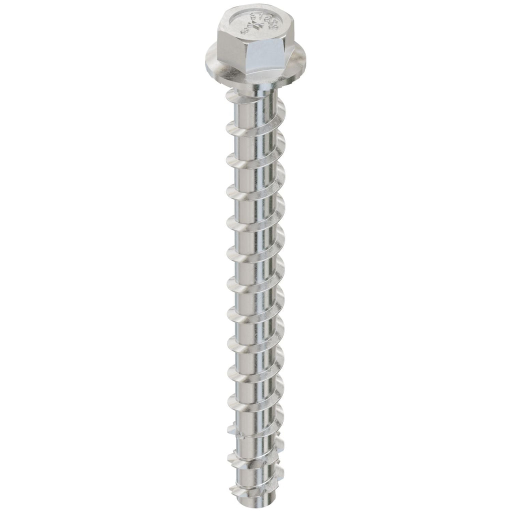 Simpson Strong-Tie Titen HD 1/4-in. x 3-in. Type 316 Stainless-Steel Heavy-Duty Screw Anchor, 50-Pack (THDC25300H6SS)