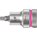 Wera 8740 B Hf Zyklop Bit Socket With Holding Function, 3/8-in. Drive, 1/8-in.x35-mm.
