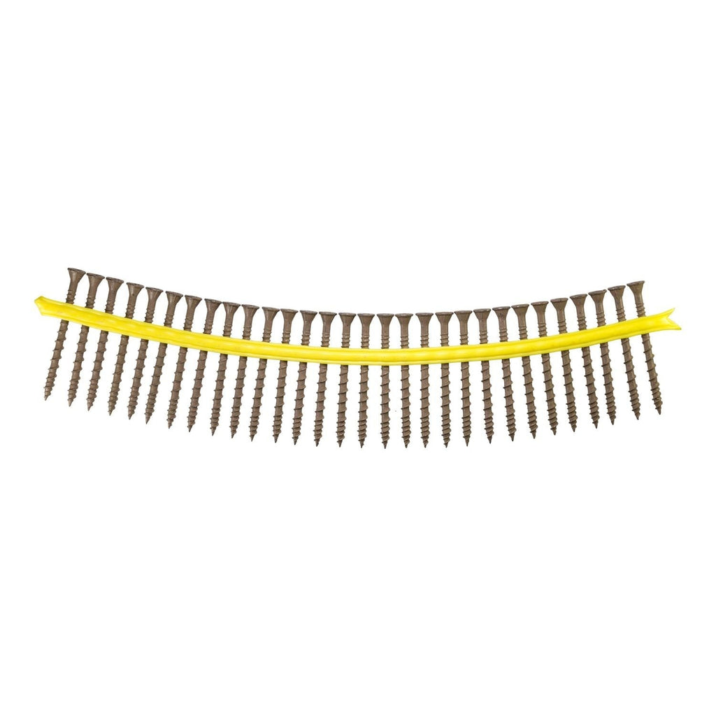 Simpson Strong-Tie Deck-Drive DSV Wood Collated Screw, #10 x 2-in. T25 6-Lobe, Tan, 1500-Pack (DSVT2S)
