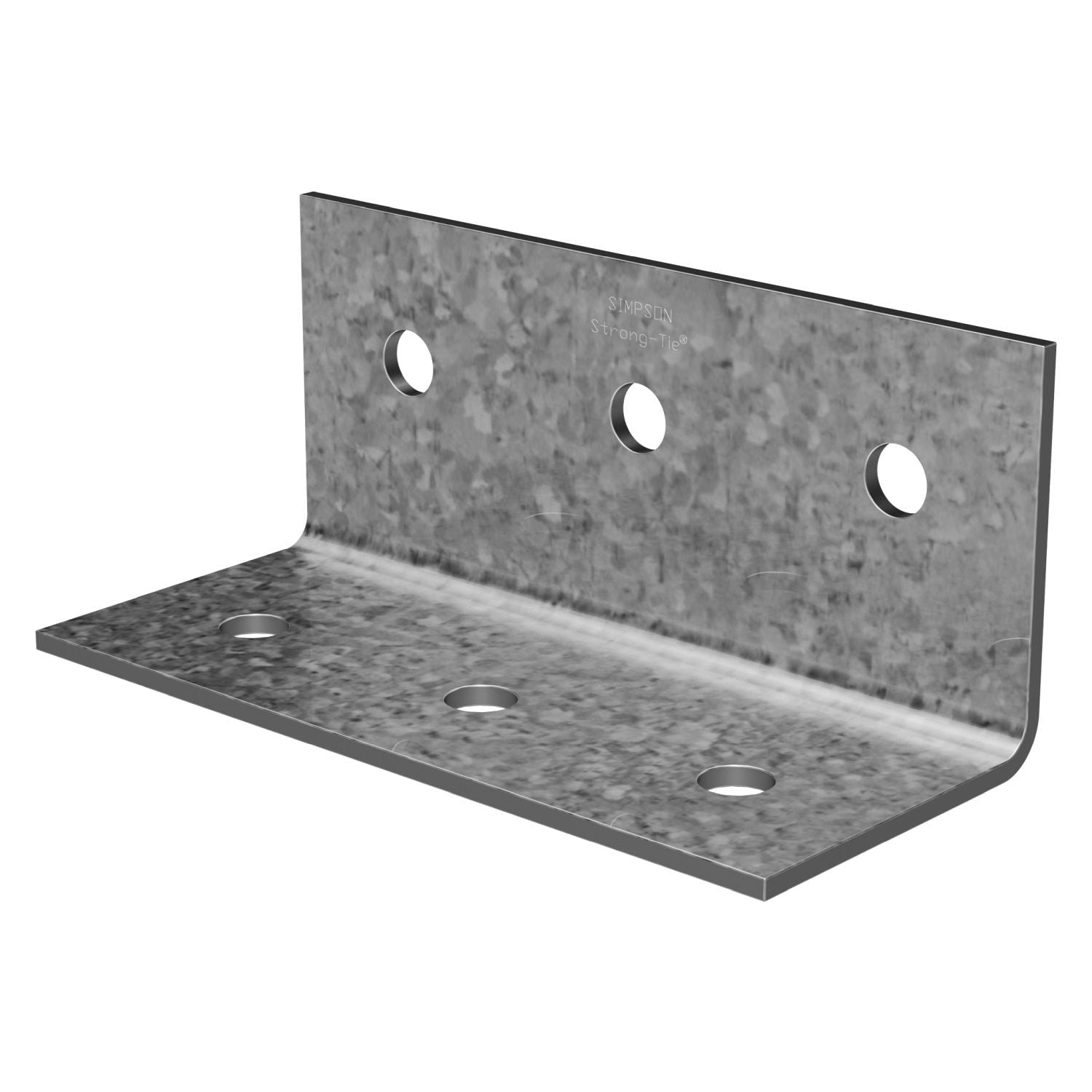 Simpson Strong-Tie HL37 HL 3-1/4-in. x 7-1/2-in. Galvanized Heavy Angle