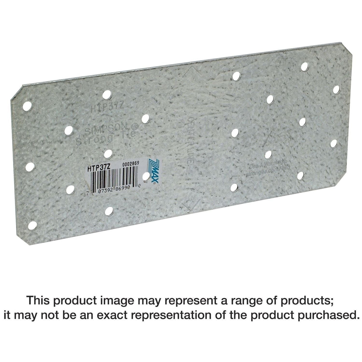 Simpson Strong-Tie HTP37Z HTP 3-in. X 7-in. ZMAX Galvanized Heavy Tie Plate