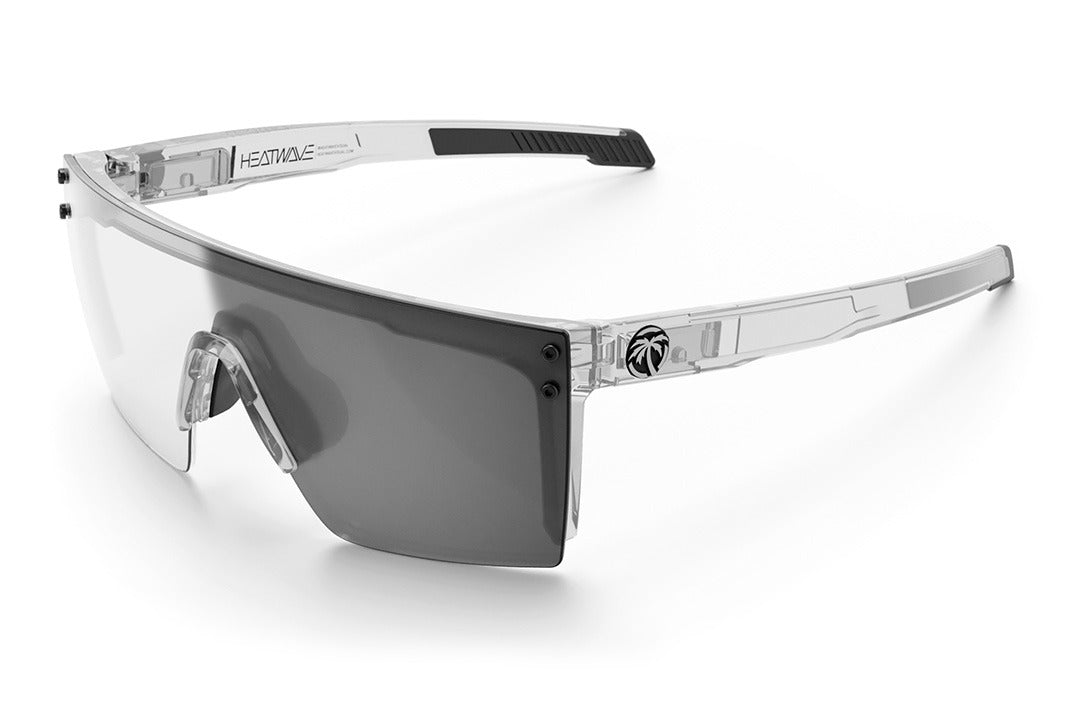 Heat Wave Performance Lazer SLIM VAPOR CLEAR Frame Photochromic Z87+ Sunglasses