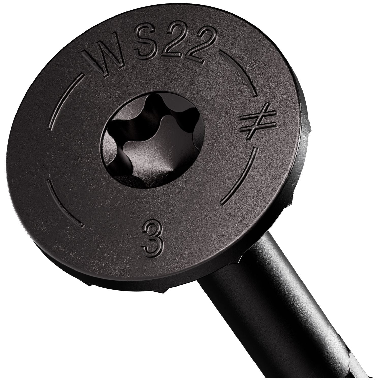 Simpson Strong-Tie SDWS22300DBB-RP1 Strong-Drive SDWS TIMBER Screw (Exterior Grade), 0.220-in. x 3-in. T40, Black