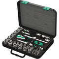 Wera 8100 SB 2 Zyklop Speed Ratchet Set, 3/8-in. Drive, Metric, 43-Pieces