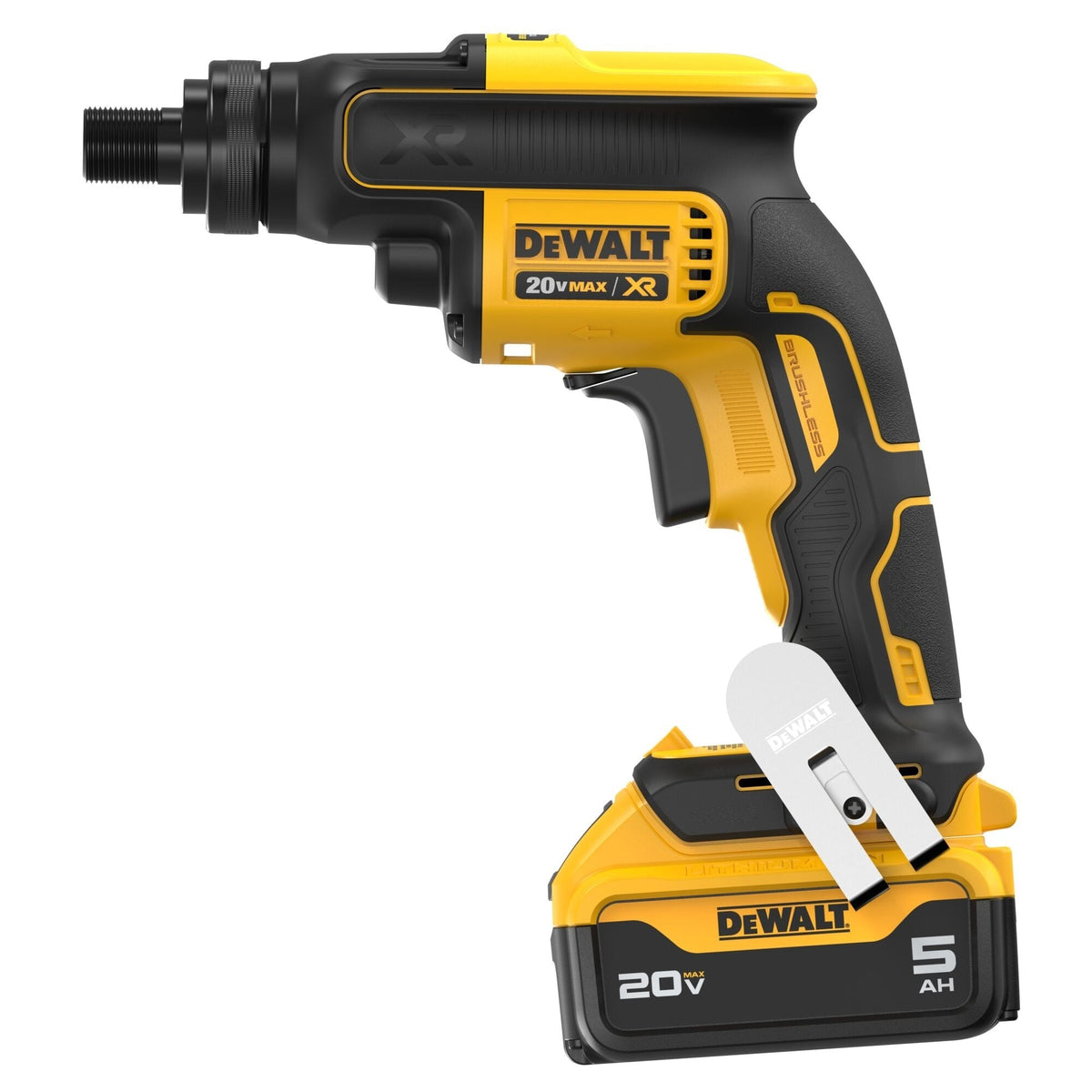 DEWALT 20V MAX* XR Screw Gun Kit with Threaded Clutch Housing 5.0Ah Kit (DCF624P1)