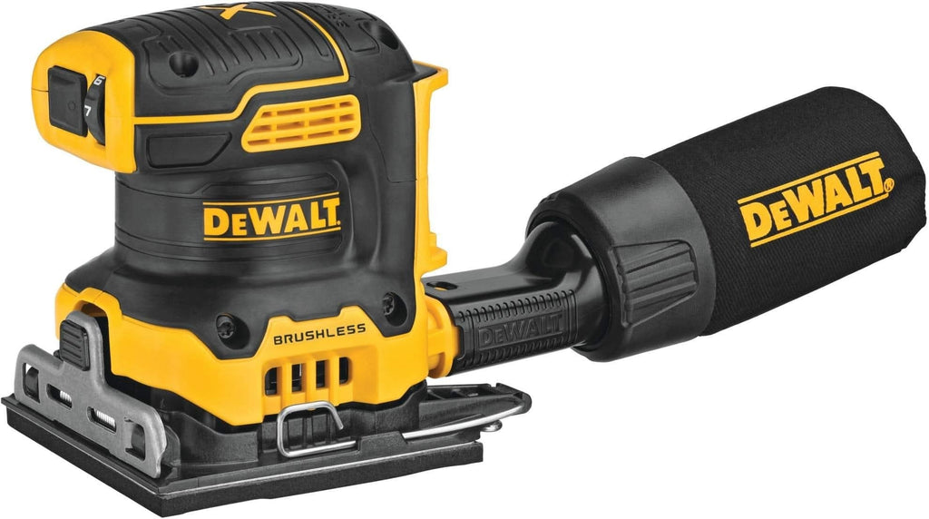 DeWalt DCW200B 20V MAX XR Brushless 1/4-Sheet Cordless Sander w/ 5.0Ah Battery