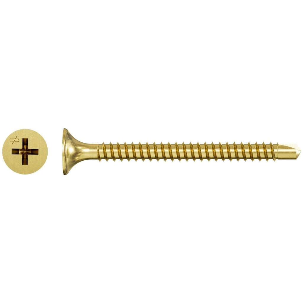 Simpson Strong-Tie DWFSD158PS DWFSD Drywall-to-CFS Screw (Collated), #6 x 1-5/8-in. #2 Phillips, Yellow Zinc, 2500-Pack
