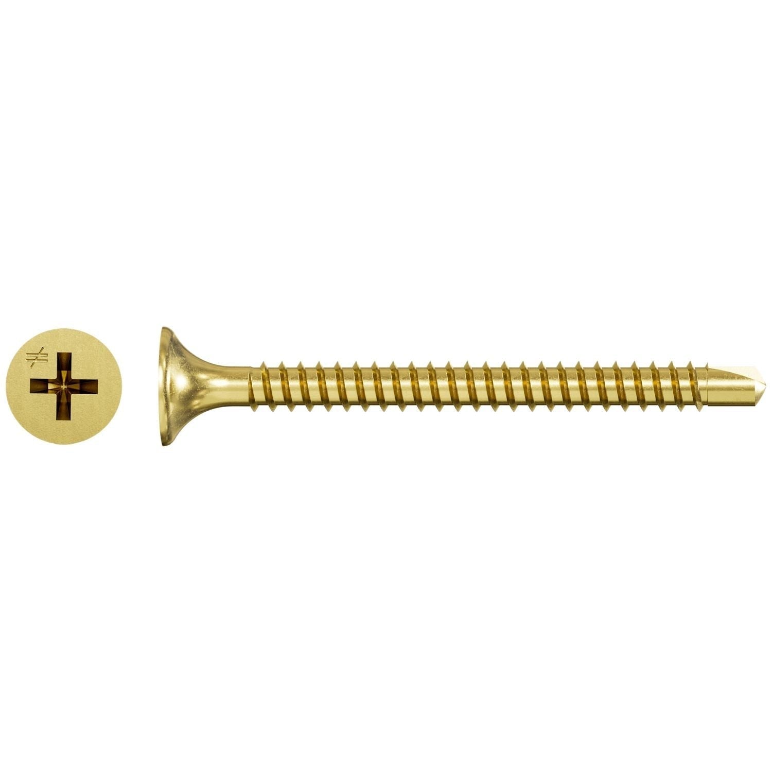 Simpson Strong-Tie DWFSD158PS DWFSD Drywall-to-CFS Screw (Collated), #6 x 1-5/8-in. #2 Phillips, Yellow Zinc, 2500-Pack