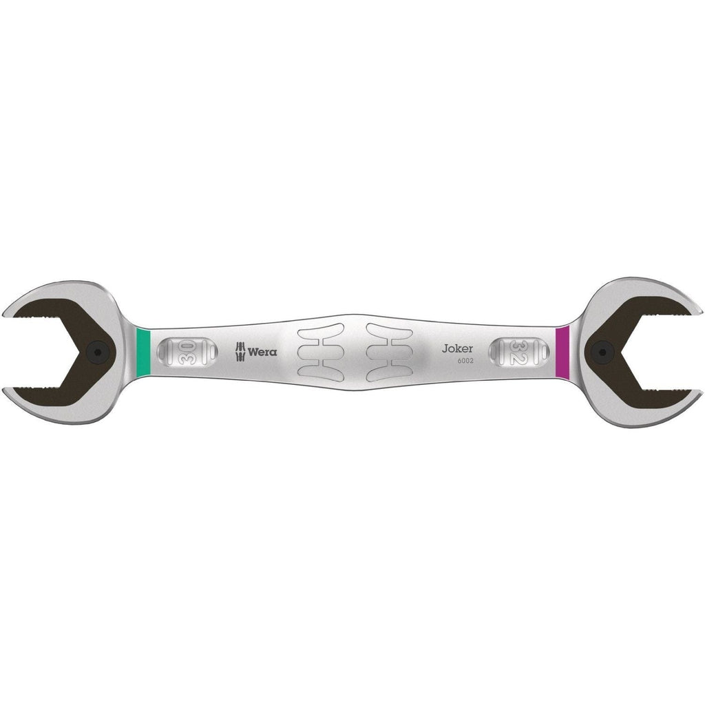 Wera 6002 Joker Double Open End Wrenches, 30x32x305-mm.