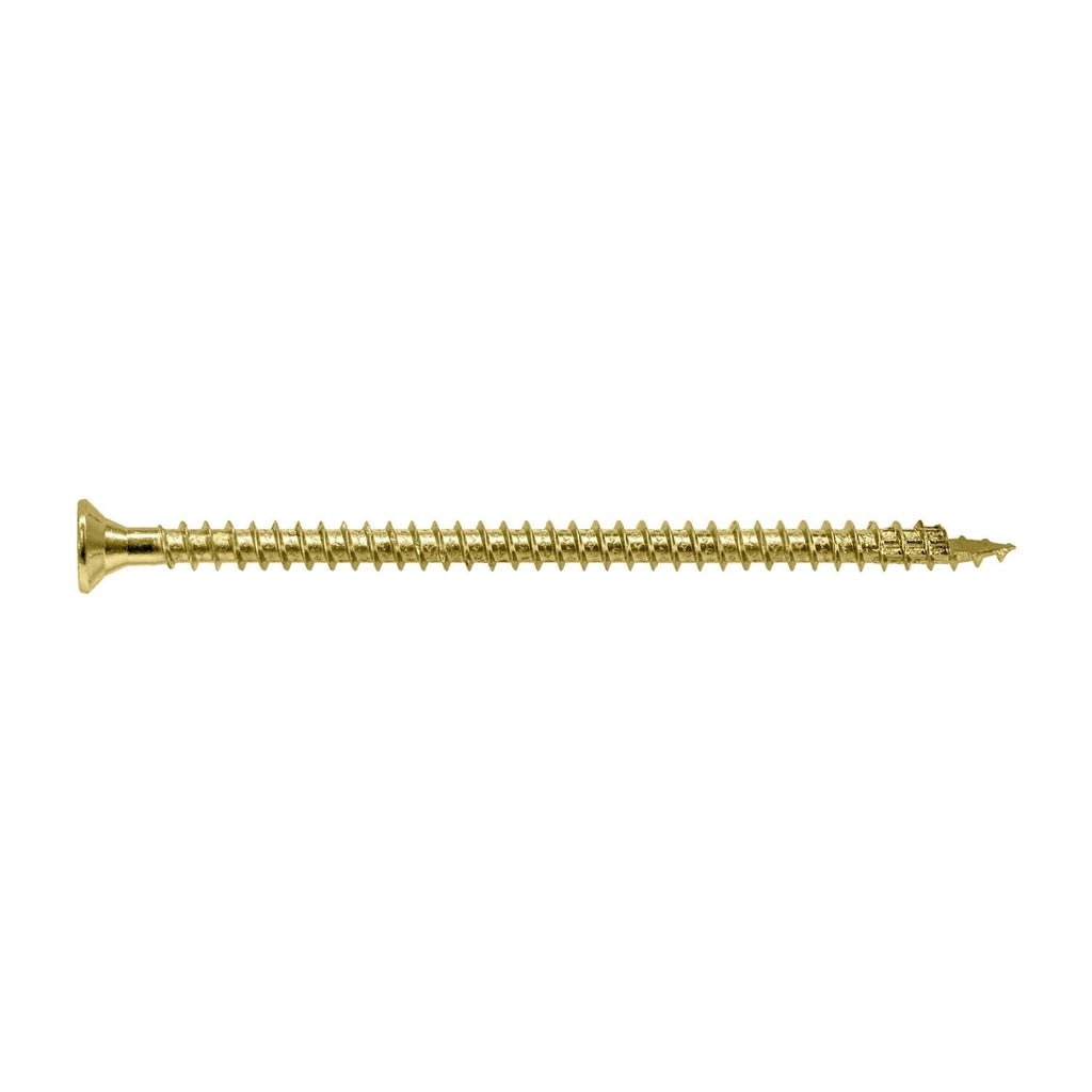 Simpson Strong-Tie SDCF22614 Strong-Drive SDCF TIMBER-CF Screw, 0.315-in. x 6-1/4-in. T40, Yellow Zinc, 250-Pack