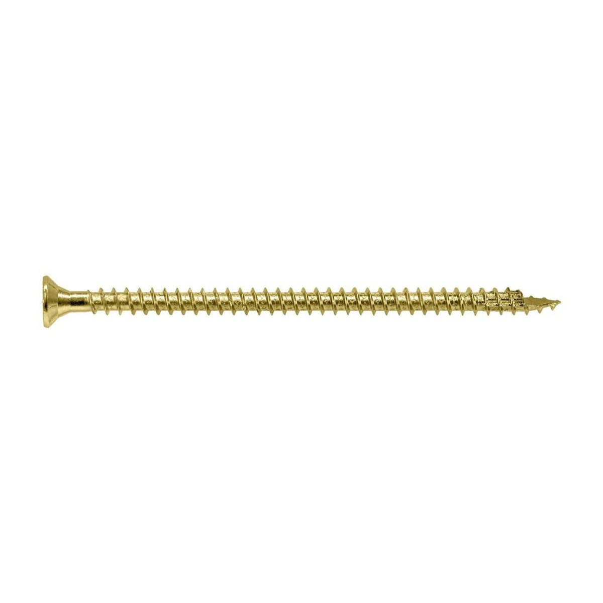 Simpson Strong-Tie SDCF22614 Strong-Drive SDCF TIMBER-CF Screw, 0.315-in. x 6-1/4-in. T40, Yellow Zinc, 250-Pack