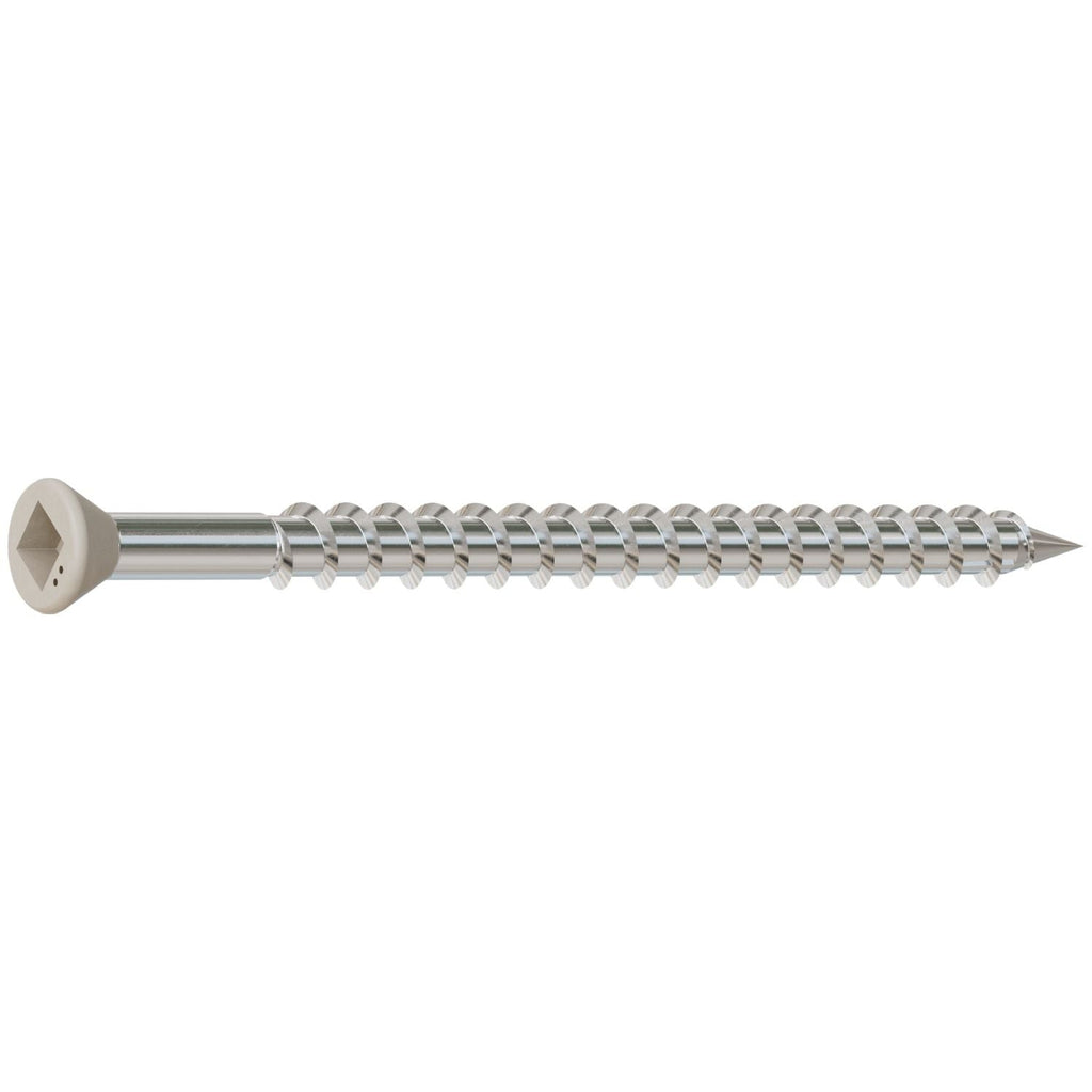 Simpson Strong-Tie DTH212S305GR03 Trim-Head Screw, Sharp Point (Collated), #7 x 2-1/2-in. #2 Square Type 305 Gray 03, 1000-Pack