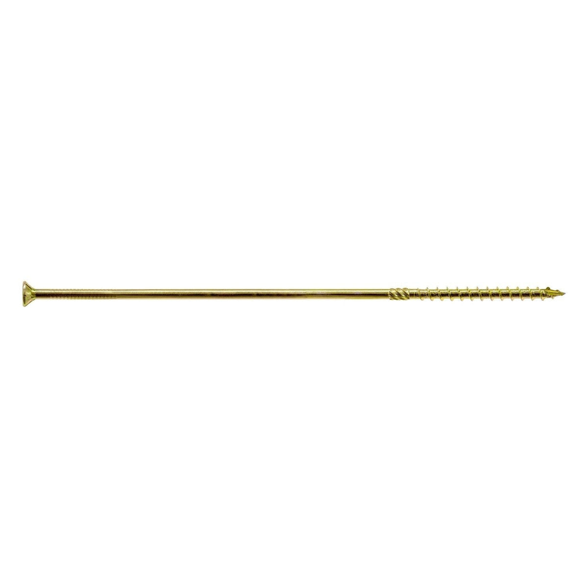Simpson Strong-Tie SDCP221134 Strong-Drive SDCP TIMBER-CP Screw, 0.315-in. x 11-3/4-in. T40, Yellow Zinc, 250-Pack