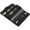 Wera 8006 Sc 1 Zyklop Hybrid Ratchet Set, 1/2-in. Drive, Metric, 13-Pieces