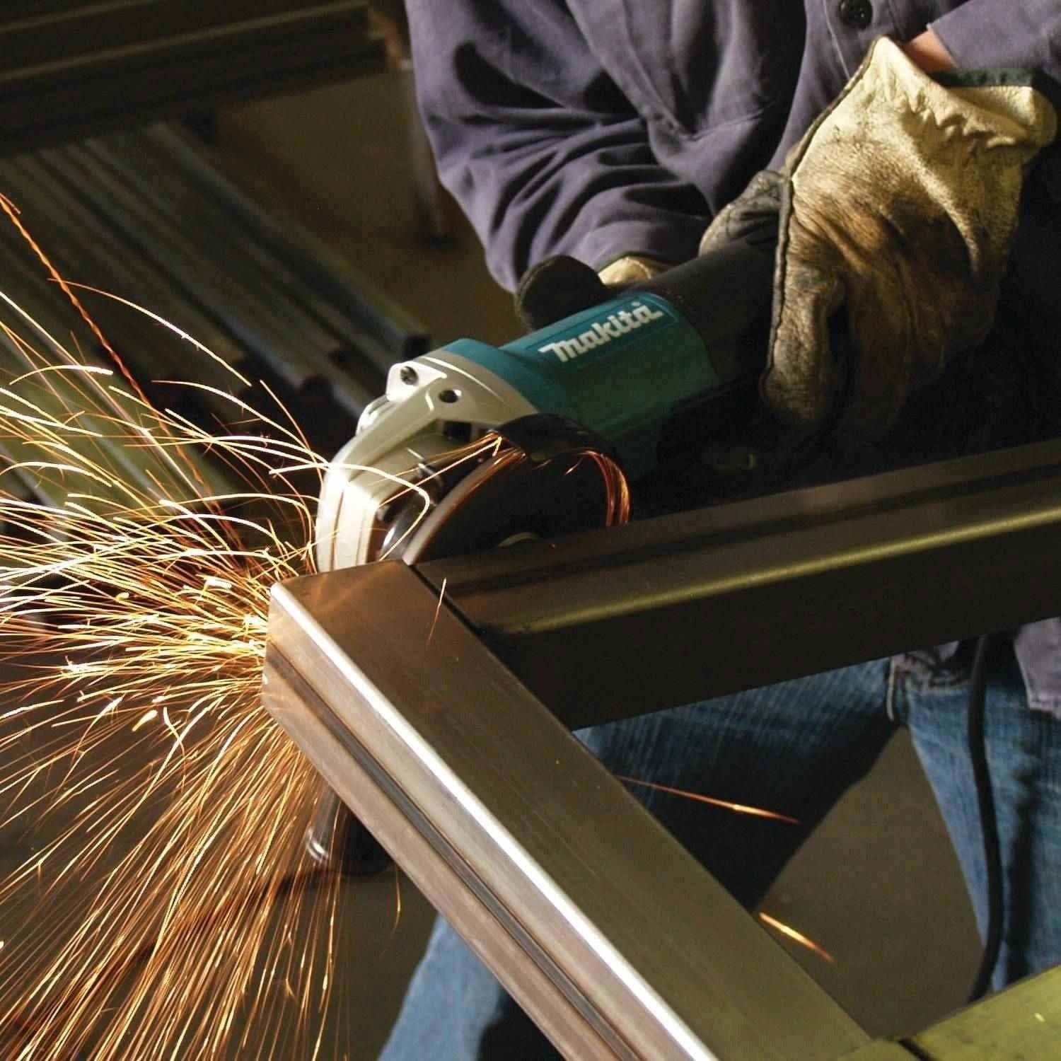 Makita 9565PCV 5" SJS High-Power Paddle Switch Angle Grinder