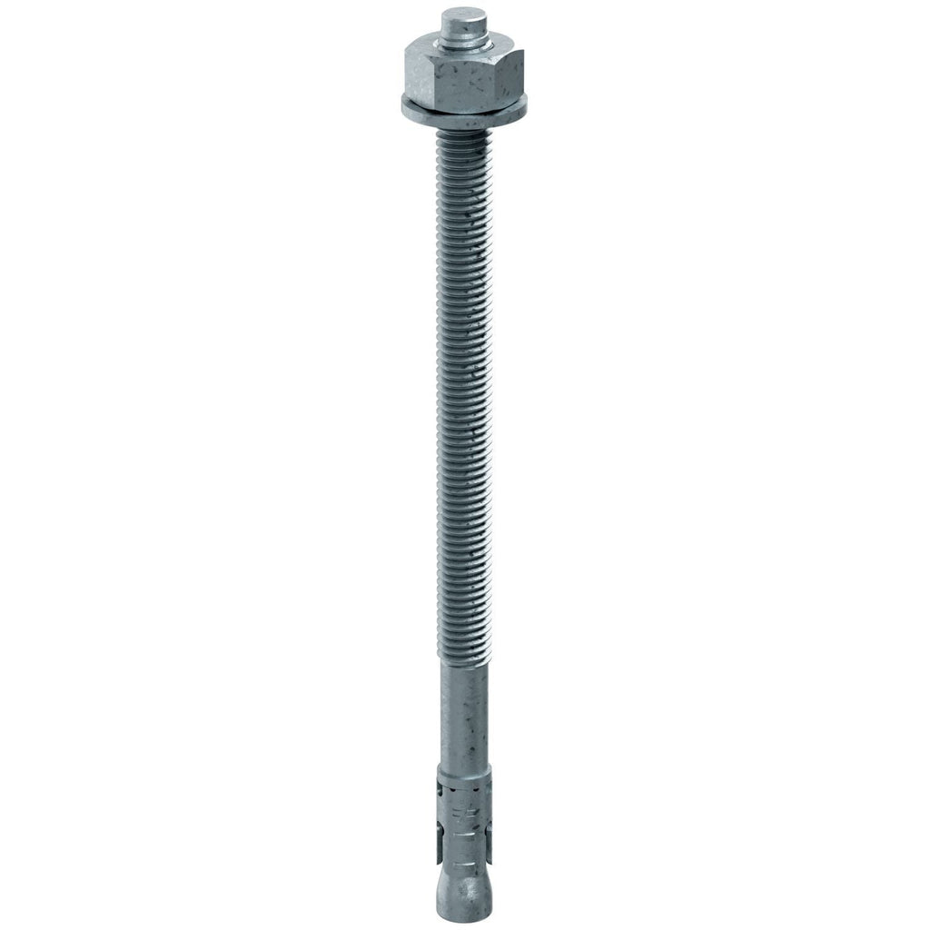 Simpson Strong-Tie STB2-50812MGF20 Strong-Bolt 2, 1/2-in. x 8-1/2-in. Mechanically Galvanized Wedge Anchor, Fully Assembled, 20-Pack