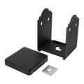 Simpson Strong-Tie Outdoor Accents Mission Collection ZMAX, Black Powder-Coated Post Base for 6x6 (APB66)