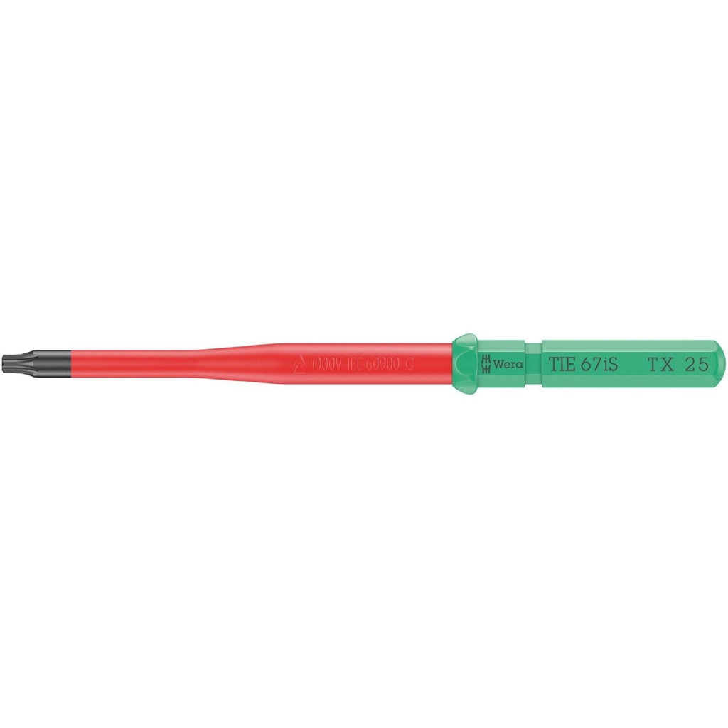 Wera Kraftform Kompakt VDE 67 Is Torx Take It Easy, Torx 25x157-mm.