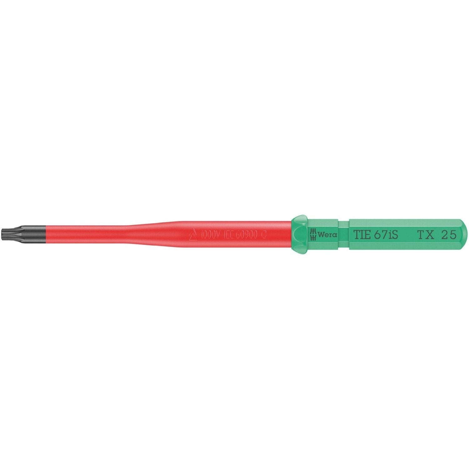 Wera Kraftform Kompakt VDE 67 Is Torx Take It Easy, Torx 25x157-mm.