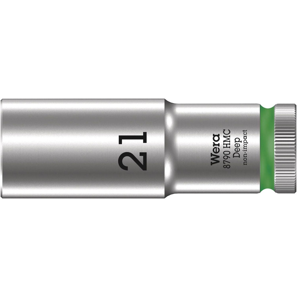 Wera 8790 Hmc Deep Socket With 1/2-in. Drive, 21x83-mm.