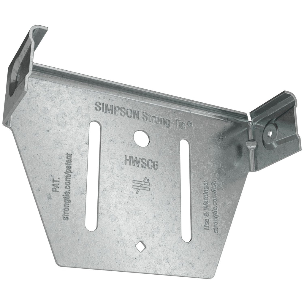Simpson Strong-Tie HWSC6-KT HWSC 5-3/4-in. Head-of-Wall Slide-Clip Connector w/ Screws, 50-Pack