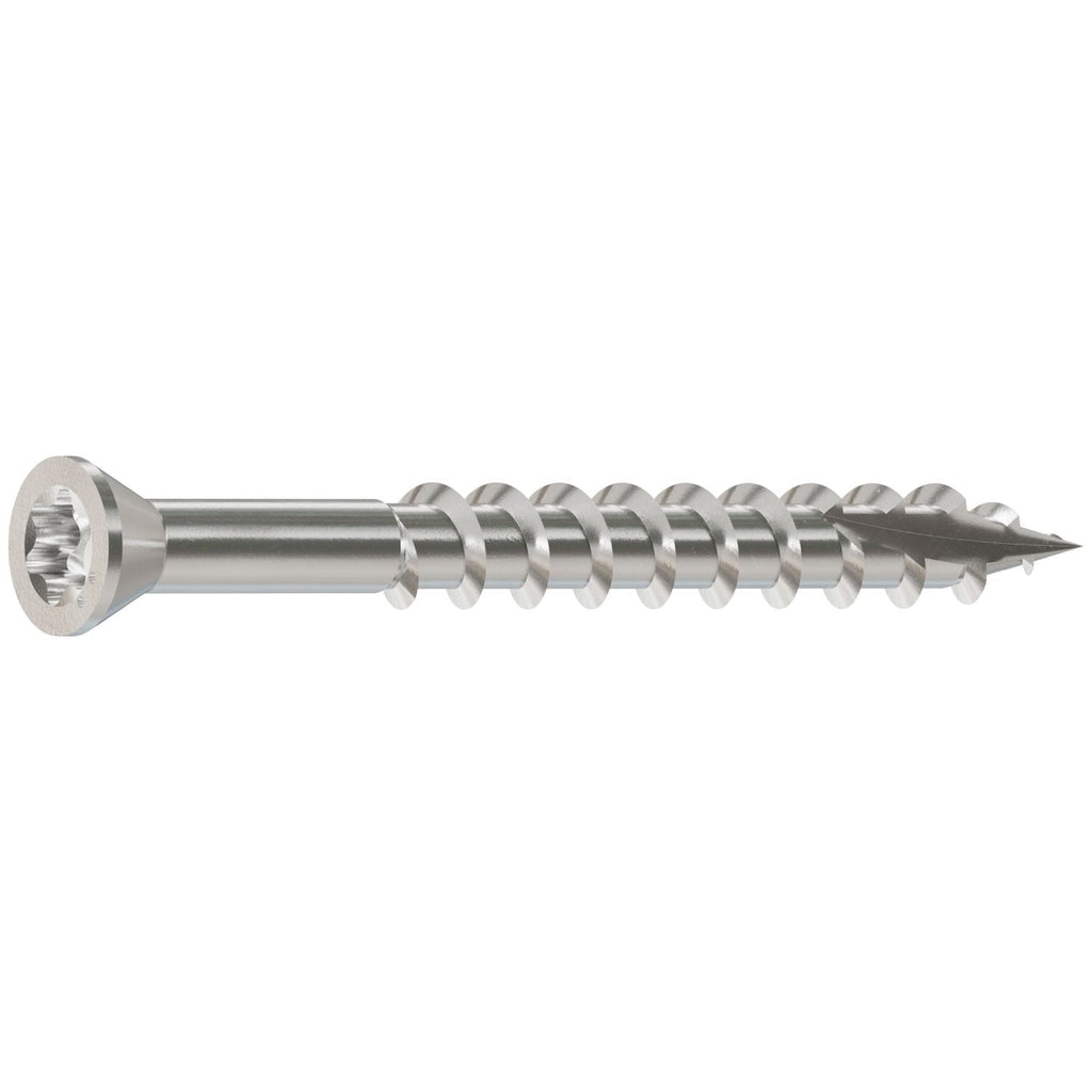 Simpson Strong-Tie S07162FTB Trim-Head Screw, 6-Lobe Drive, #7 x 1-5/8-in. T-15 Type 305, 4000-Pack