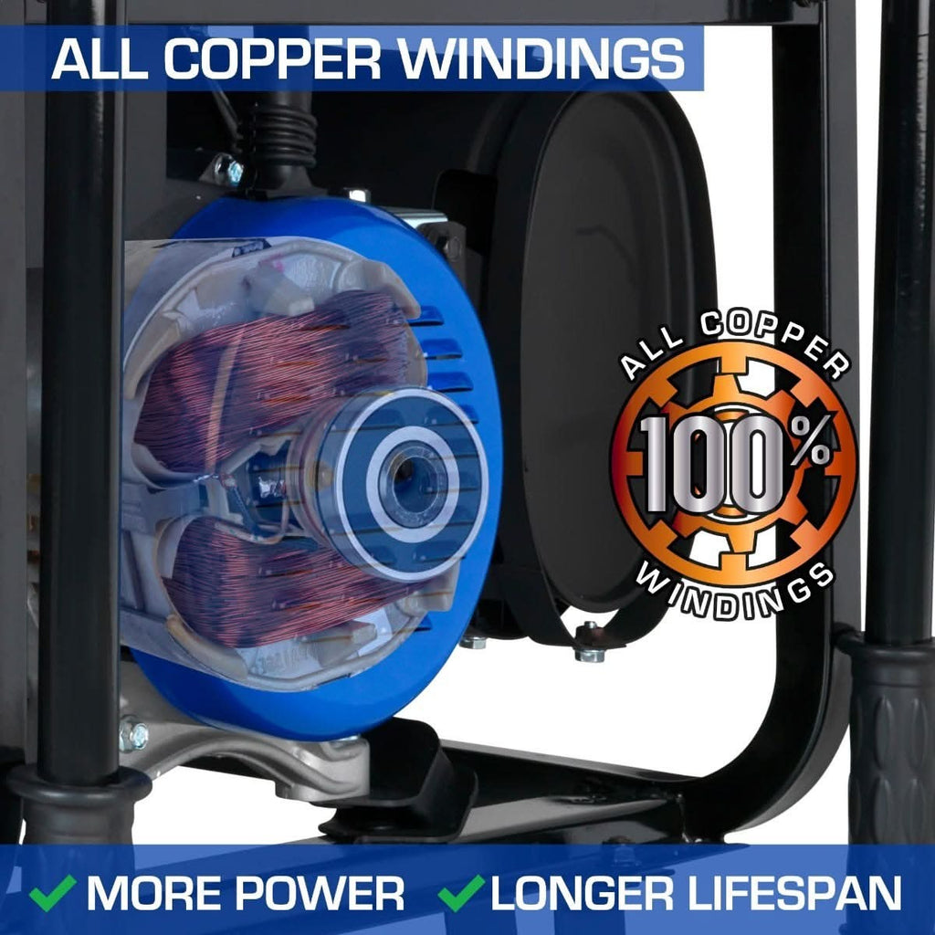 DuroMax XP15000E 15,000-Watt 713cc V-Twin Gas Powered Electric Start Portable Generator