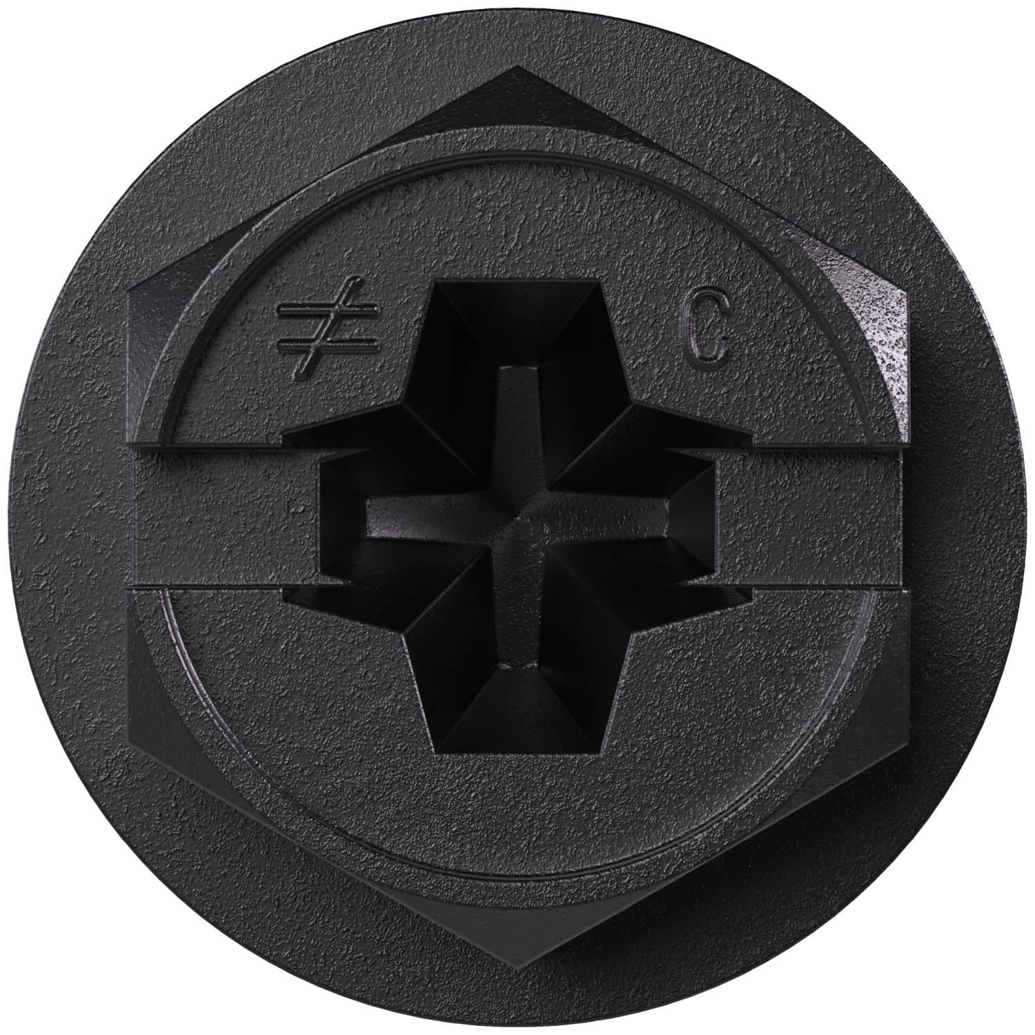 Simpson Strong-Tie TNTBL25234H Titen Turbo, 1/4-in. x 2-3/4-in. Hex-Head Concrete and Masonry Screw, Black, 100-Pack