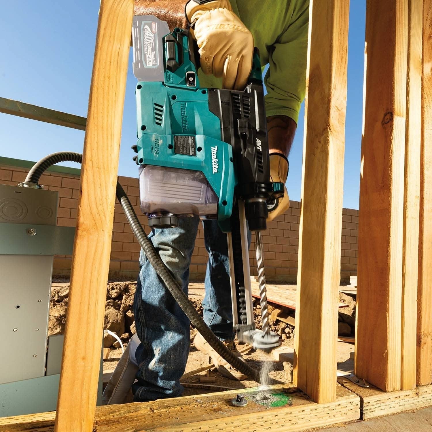 Makita GRH08Z 40V max XGT Brushless Cordless 1-3/16" SDS-PLUS AVT Rotary Hammer, AFT, AWS Capable, Tool Only