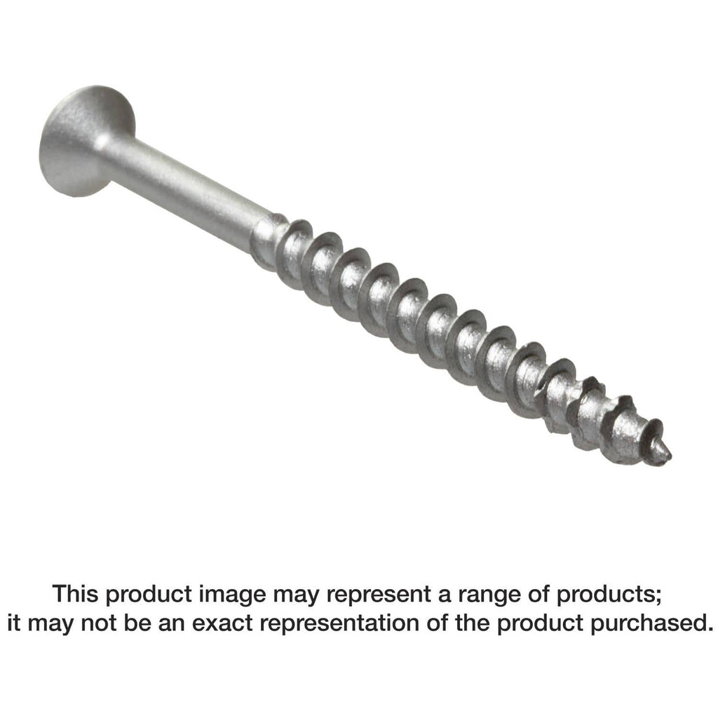 Simpson Strong-Tie TNTS18234TFB Titen Turbo, 3/16-in. x 2-3/4-in. 6-Lobe Flat-Head Concrete and Masonry Screw, Silver, 1000-Pack