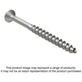Simpson Strong-Tie TNTS18234TFB Titen Turbo, 3/16-in. x 2-3/4-in. 6-Lobe Flat-Head Concrete and Masonry Screw, Silver, 1000-Pack