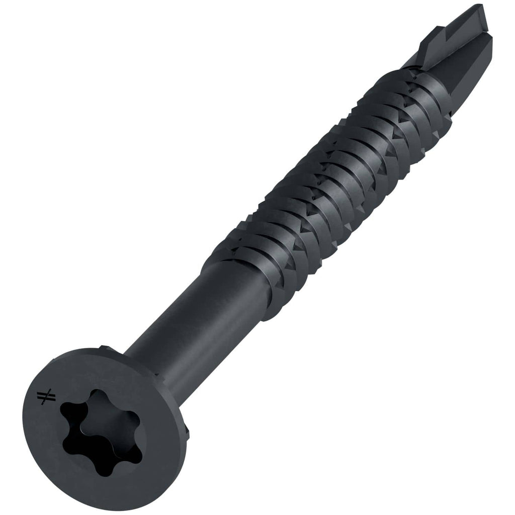 Simpson Strong-Tie TBP1260S Strong-Drive TB WOOD-TO-STEEL Screw (Collated), #12 x 2-3/8-in. Black Phos., 1000-Pack