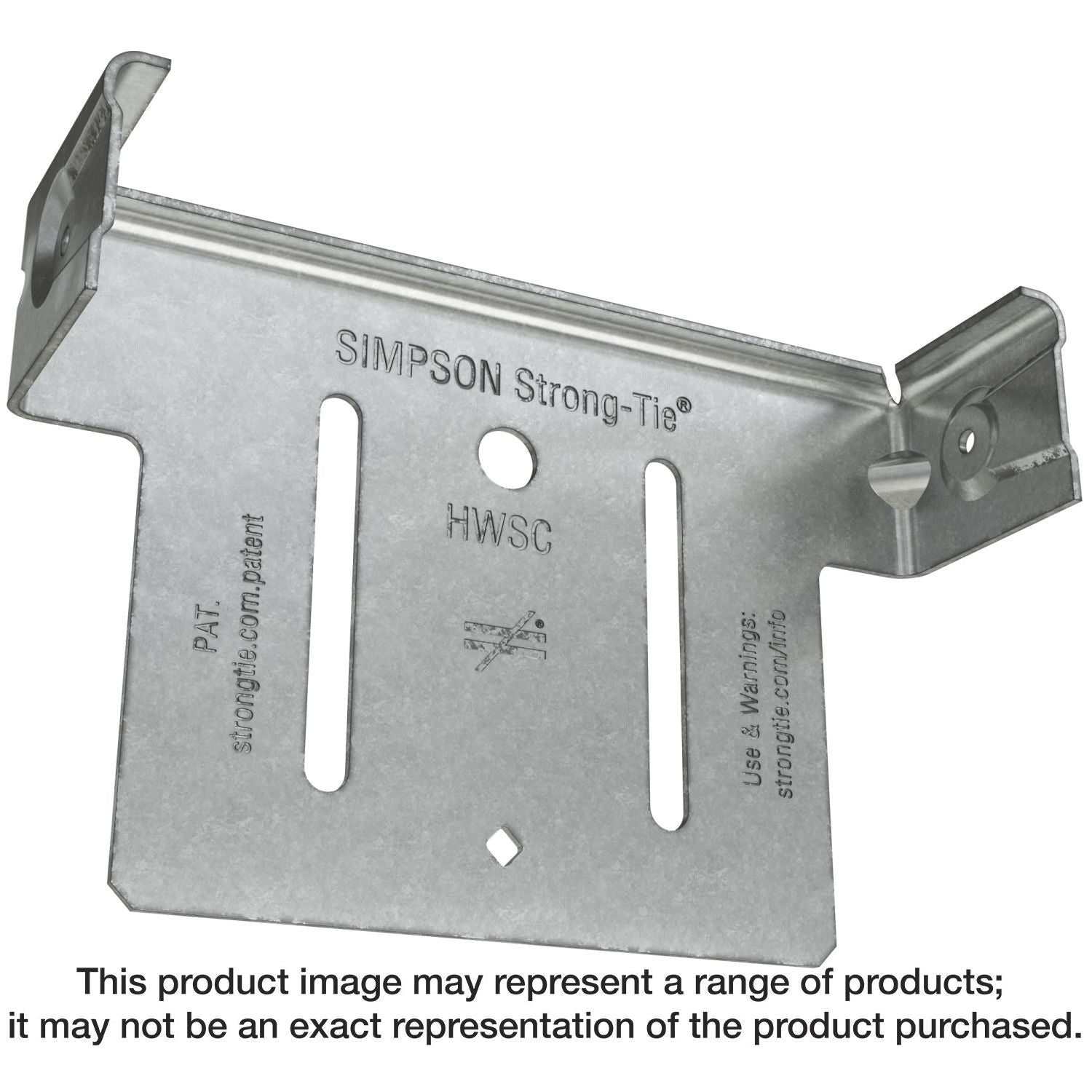 Simpson Strong-Tie HWSC6-KT HWSC 5-3/4-in. Head-of-Wall Slide-Clip Connector w/ Screws, 50-Pack