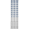 Bosch HCBG0405T 5-Piece 3/16" x 6" BlueGranite Turbo Carbide Hammer Drill Bits