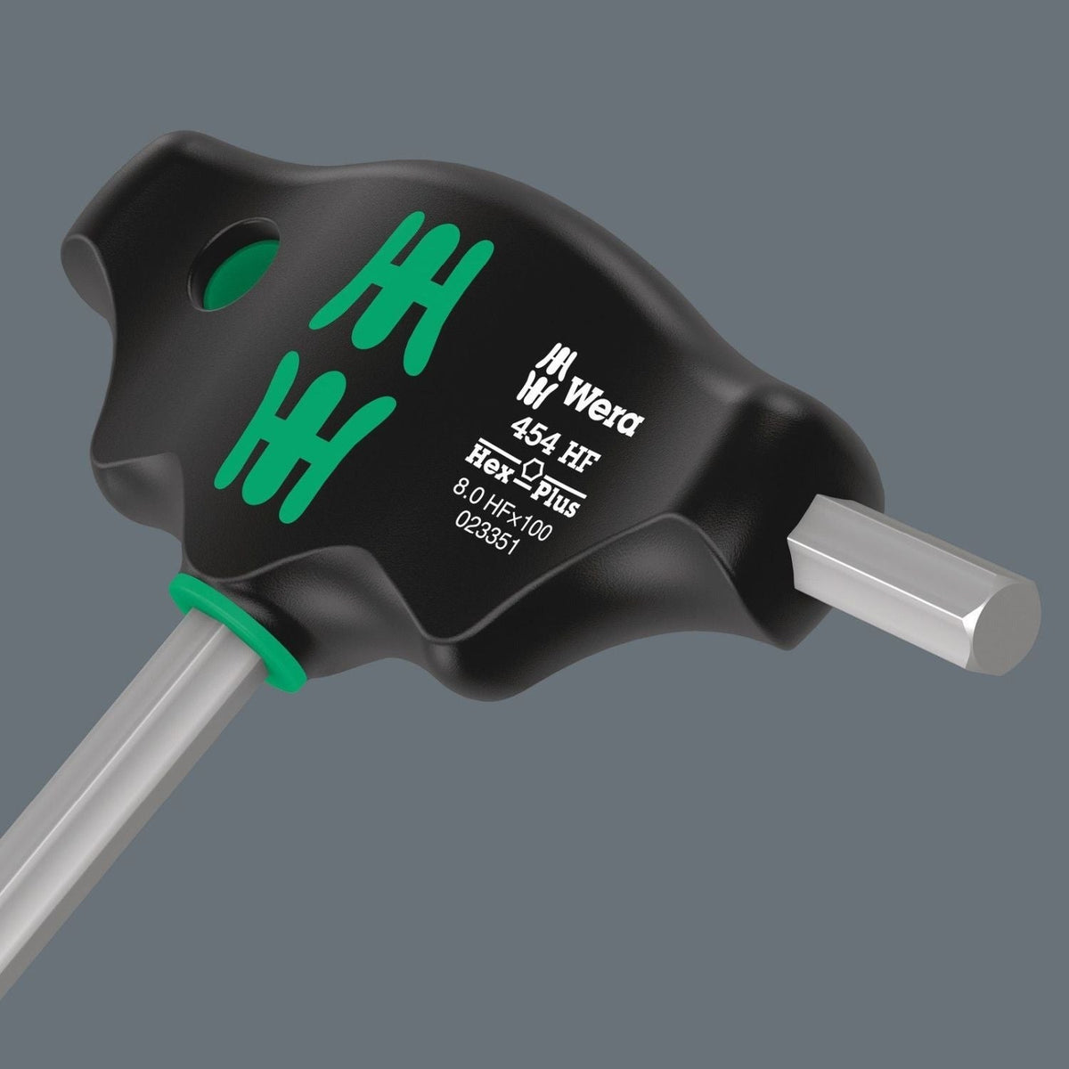 Wera 454 Hf T-Handle Hexagon Screwdriver Hex-Plus With Holding Function, 5x150-mm.