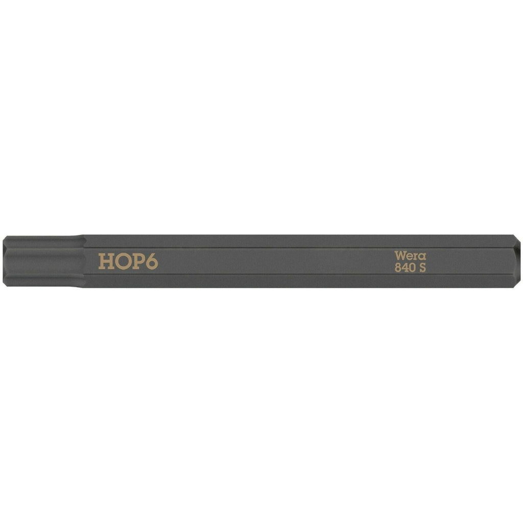 Wera 840 S Hex-Plus Bit For Impact Screwdrivers, 4x70-mm.