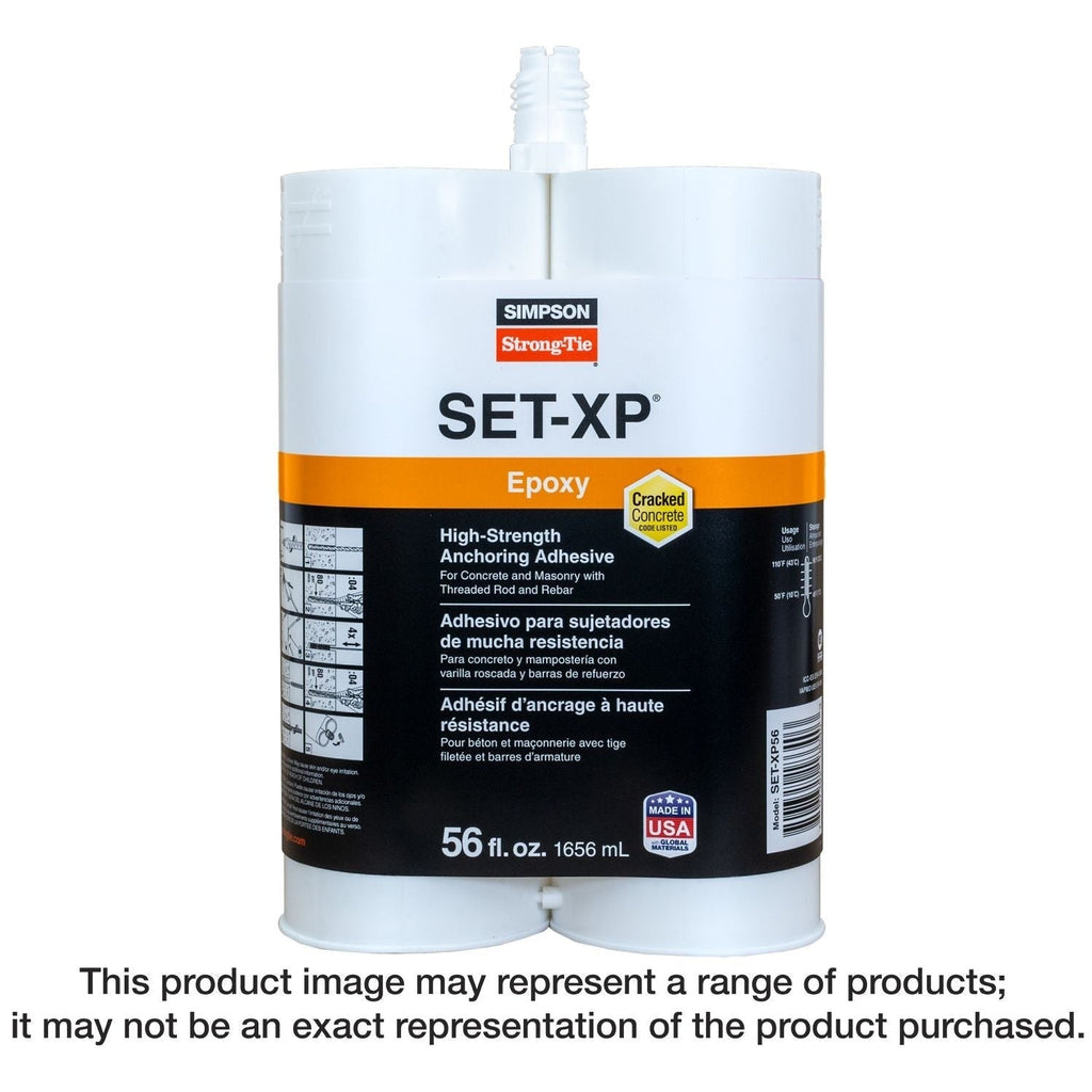 Simpson Strong-Tie SET-XP56 SET-XP 56-oz. High-Strength Epoxy Adhesive Cartridge