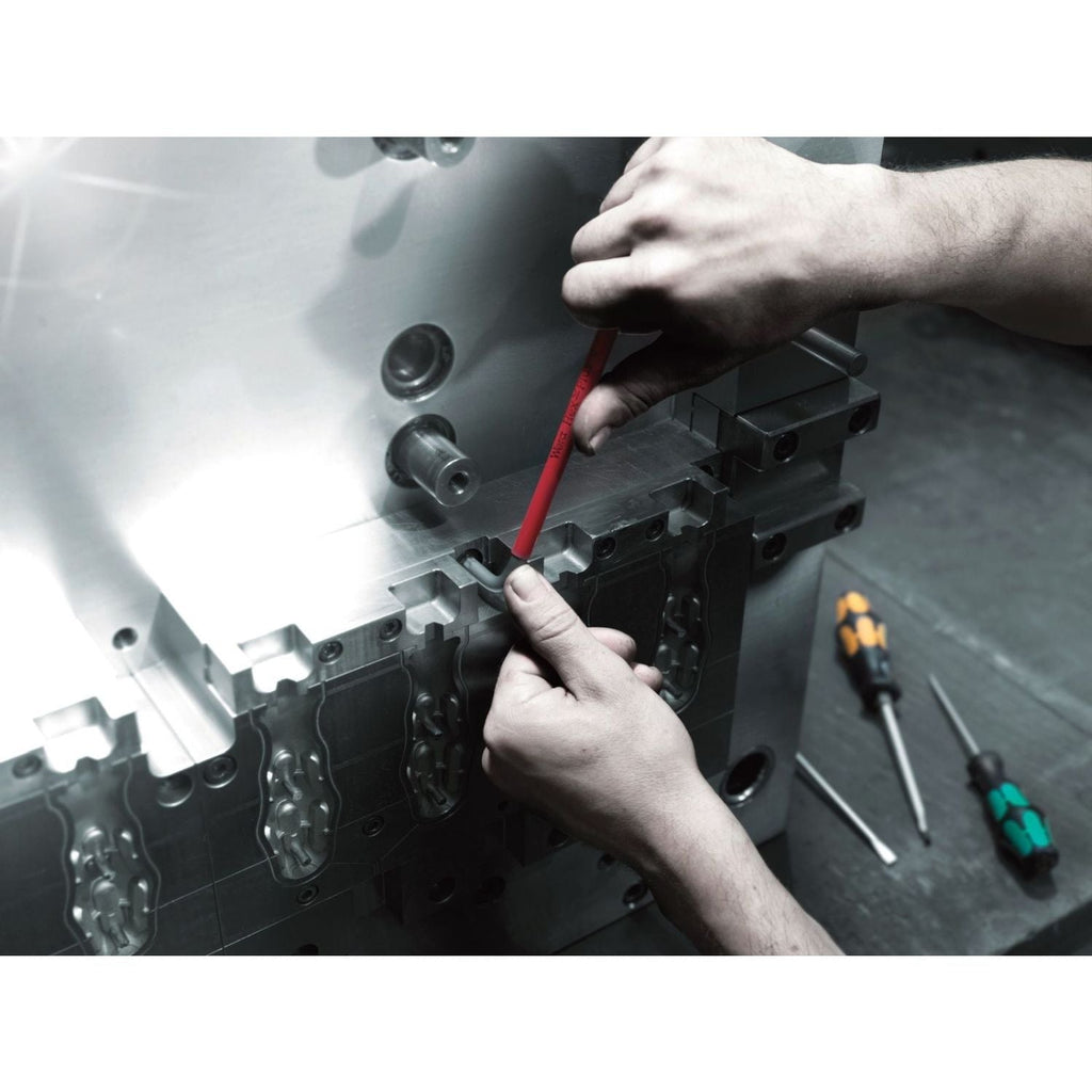 Wera 950 Spks L-Key Multicolour, Imperial, Blacklaser, 3/32-in.x56-mm.