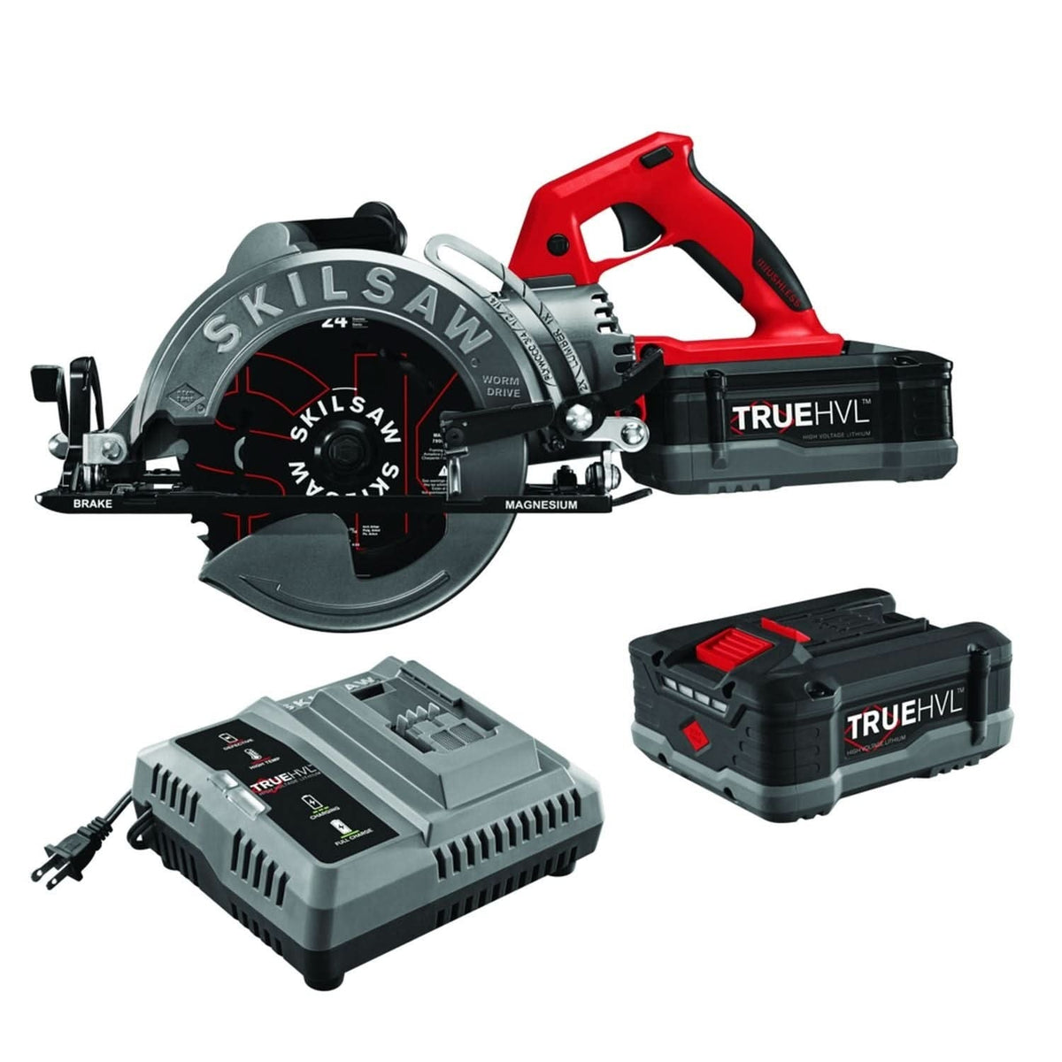SKIL SPTH77M-21 7-1/4 IN. TRUEHVL Cordless Worm Drive SKIL with 2 TRUEHVL Batteries